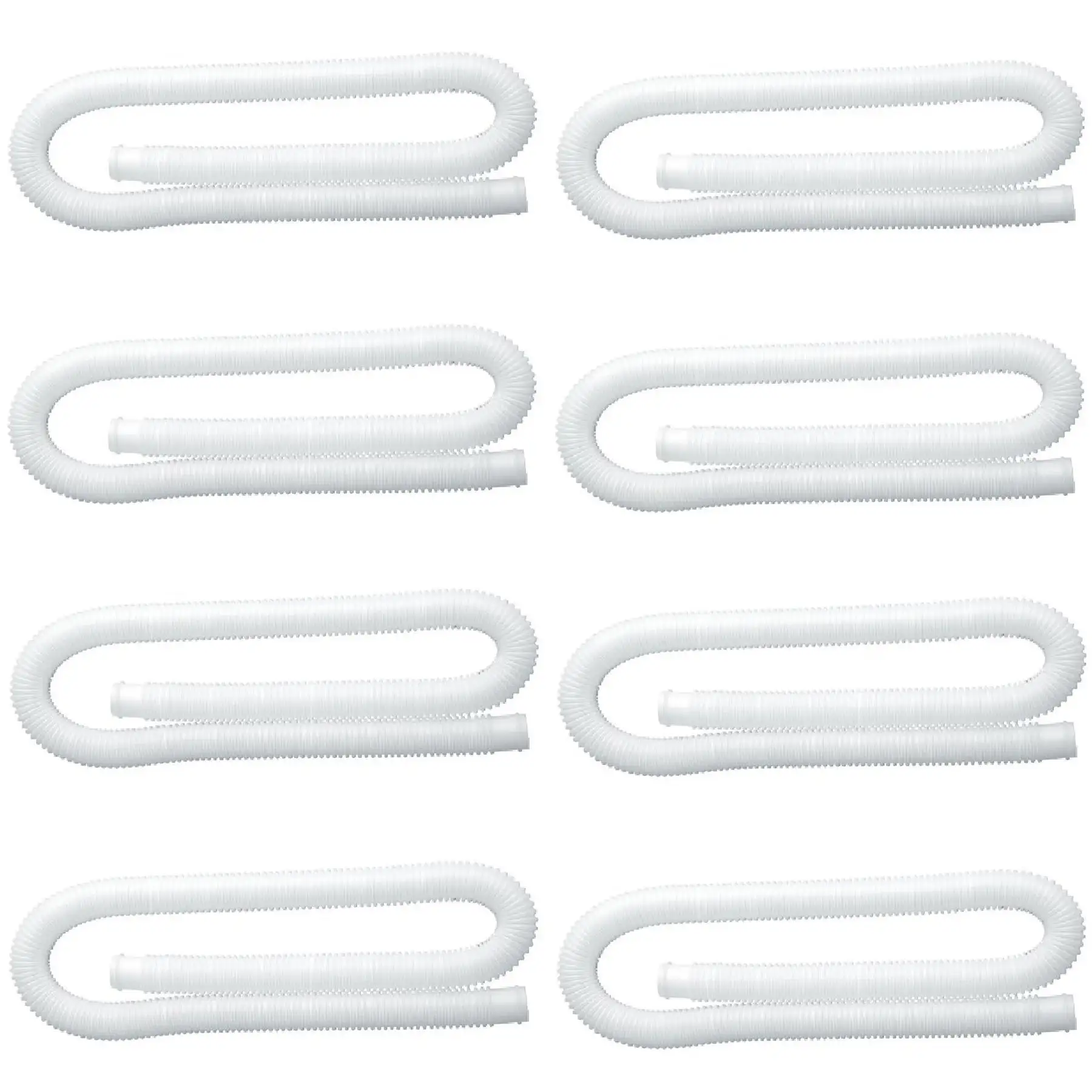 Intex 1.25 Inch Diameter Accessory Pool Pump Replacement Hose 59In Long (8 Pack)