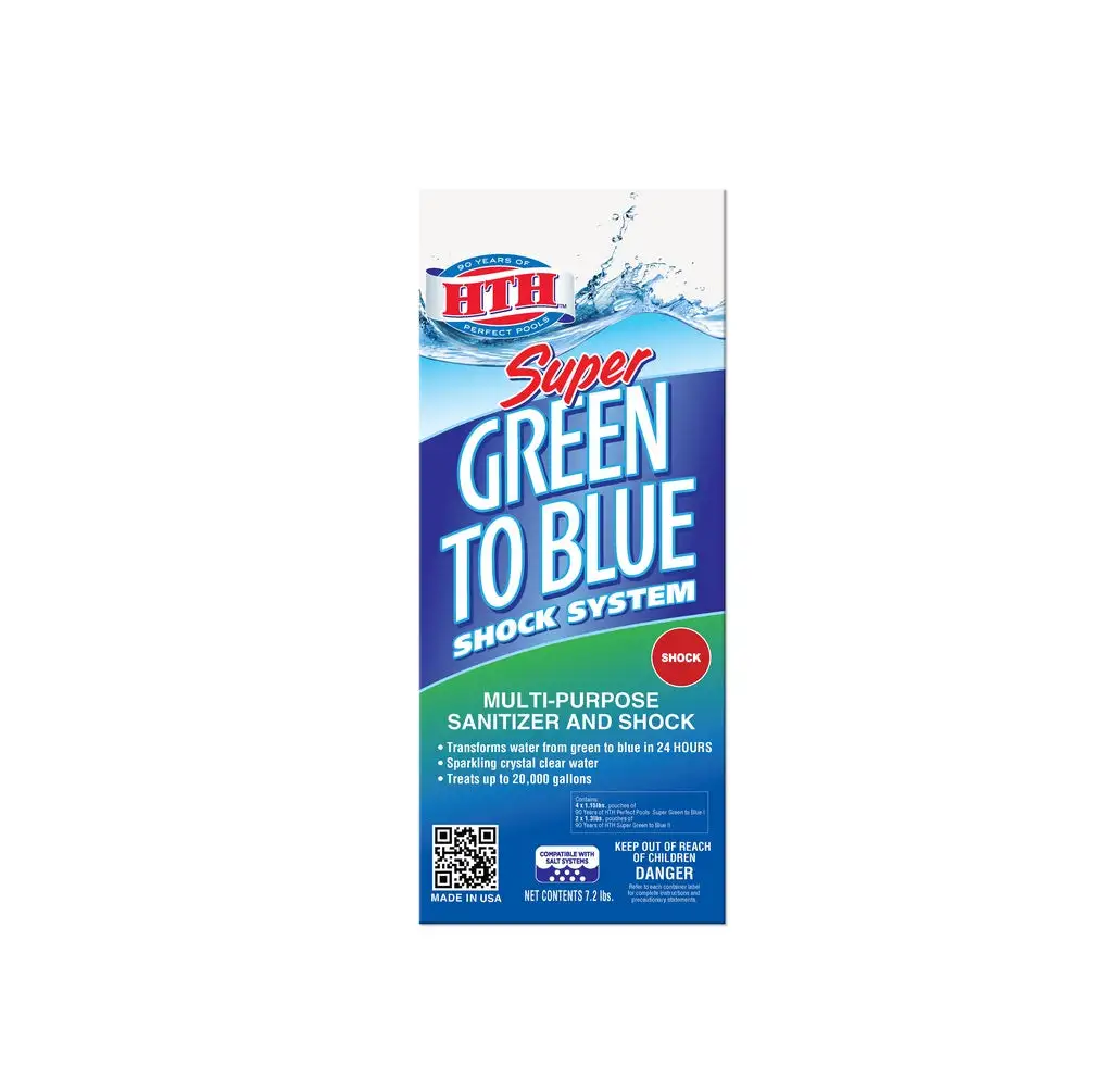 HTH 52032 Super Green to Blue Granule Shock System