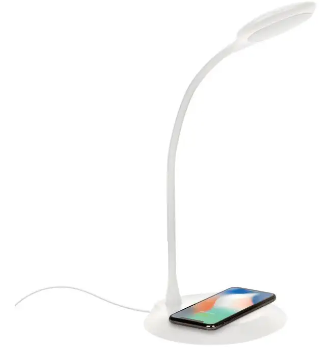 iHome IH-QI6018W Desk Lamp With Charging Station