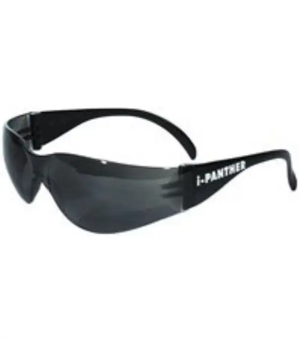 Imperial 5161-4 I-Panther Safety Glasses With Black Frame & Gray Lens