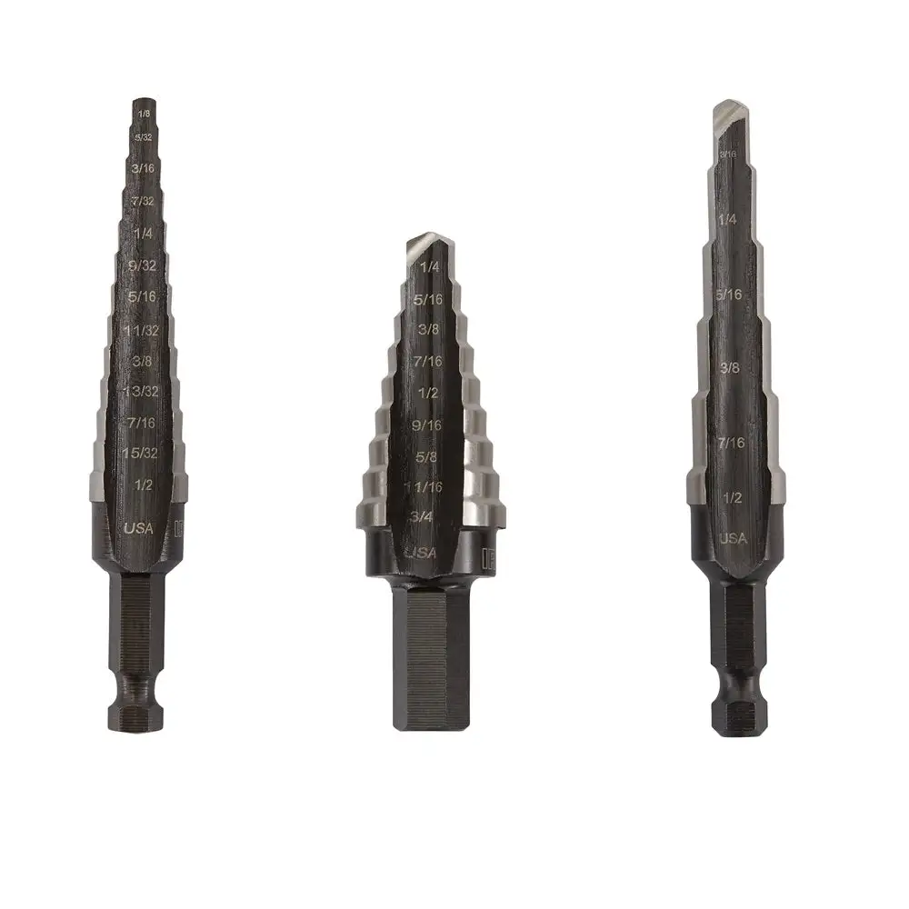 Irwin 10502ZR Step Drill Bit Set