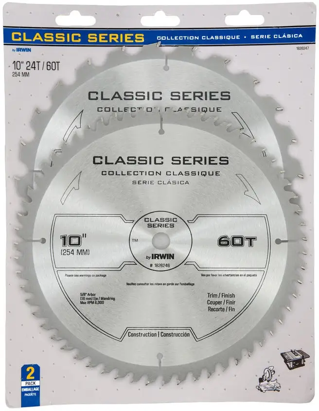 Irwin 1826247 Classic Series Circular Saw Blades