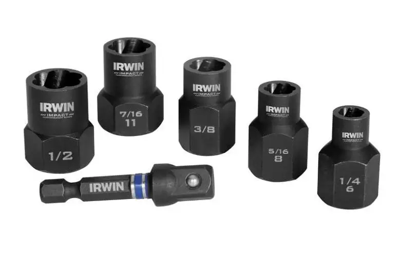 Irwin 1859143 Impact Bolt Grip Deep Well Bolt Extractor Set