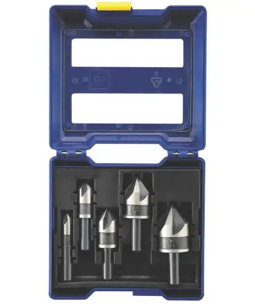 Irwin 1877793 Oxide Metal Countersink Bit Set