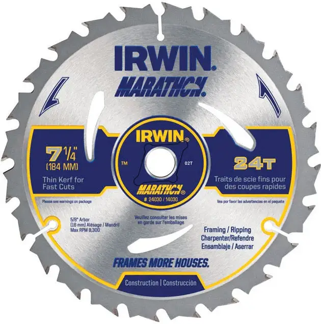 Irwin 240304PK Marathon Circular Saw Blade