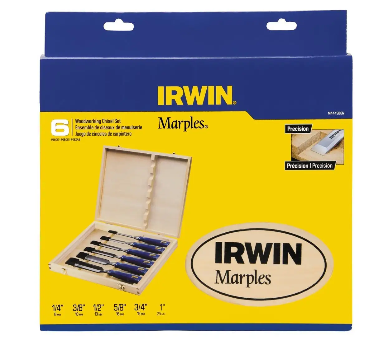 Irwin M444SB6N Blue Chip Chisel Box Set