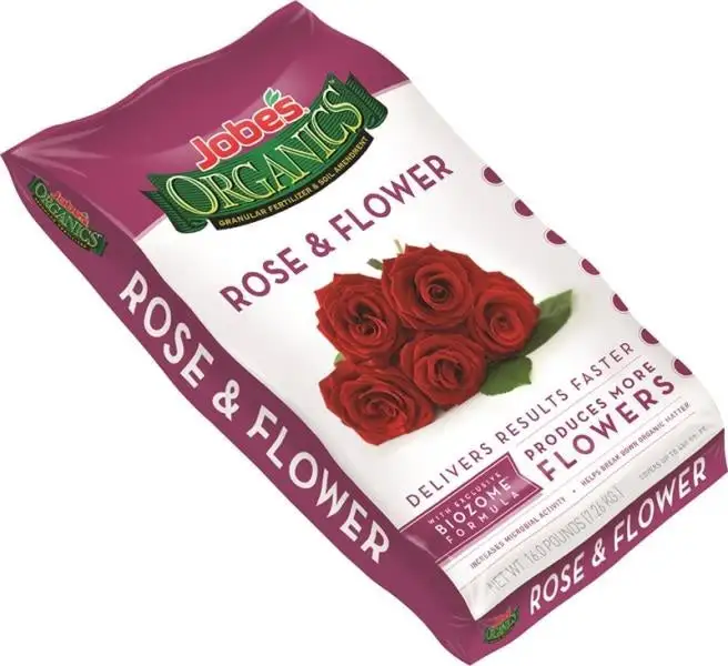 Jobe's 09423 Organic Granular Rose & Flower Fertilizer