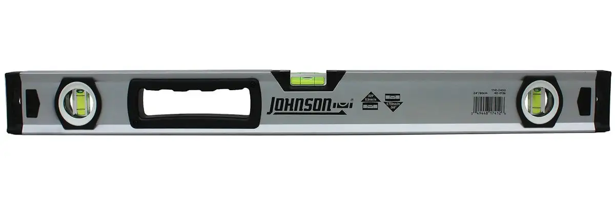 Johnson Level 1741-7200 Aluminum Box Beam Level