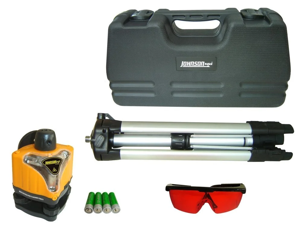 Johnson Level 40-0918 Manual Rotary Laser Level Kit