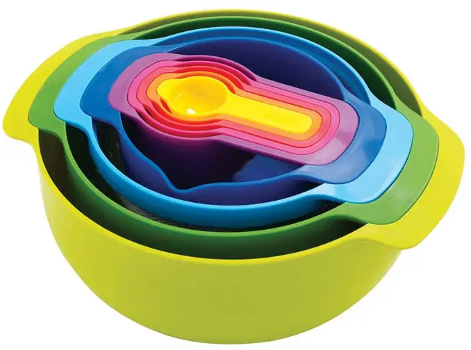 Joseph Joseph 40087 Polypropylene Mixing Bowl Set