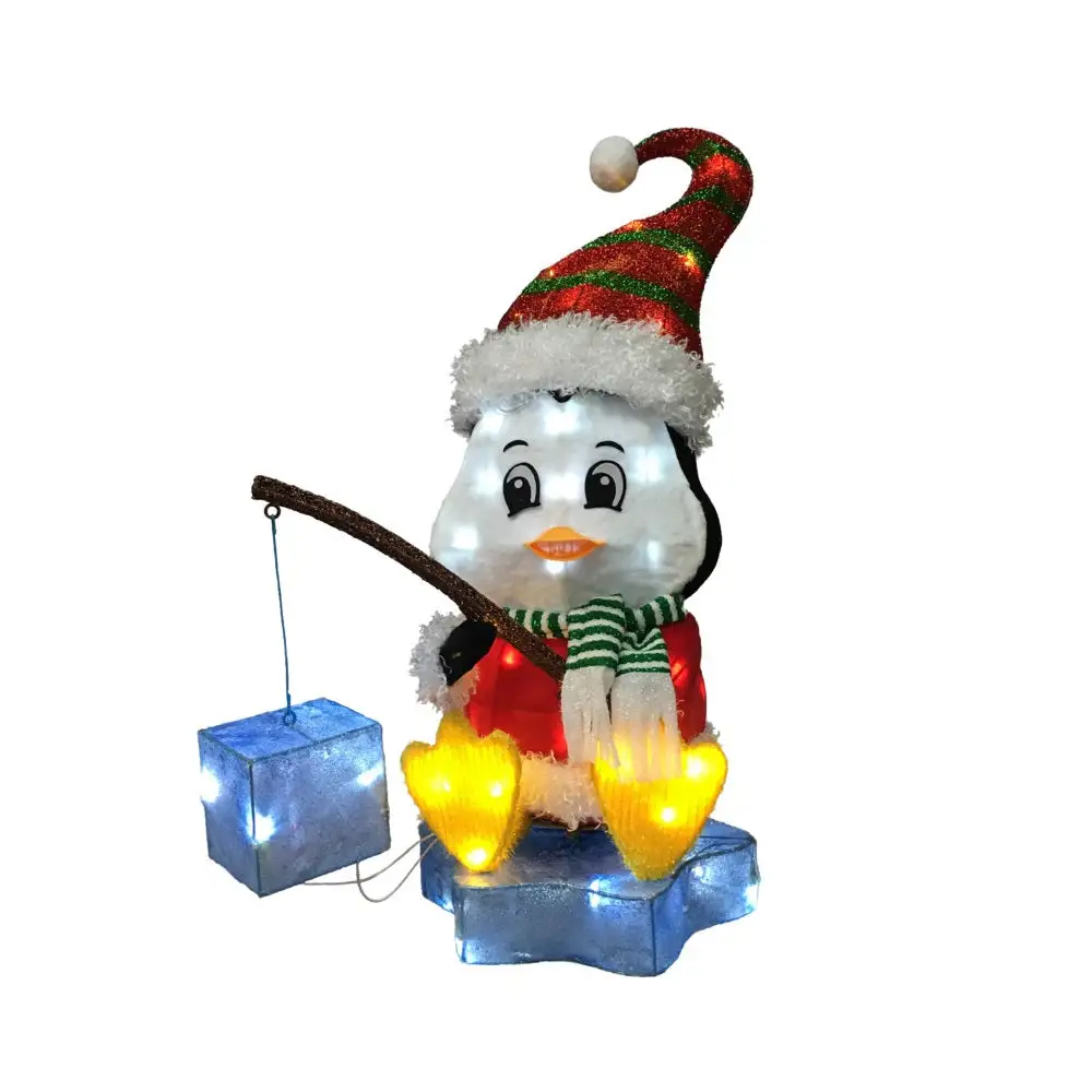 Puleo 75-YD0139L Penguin Lighted W/45 Led