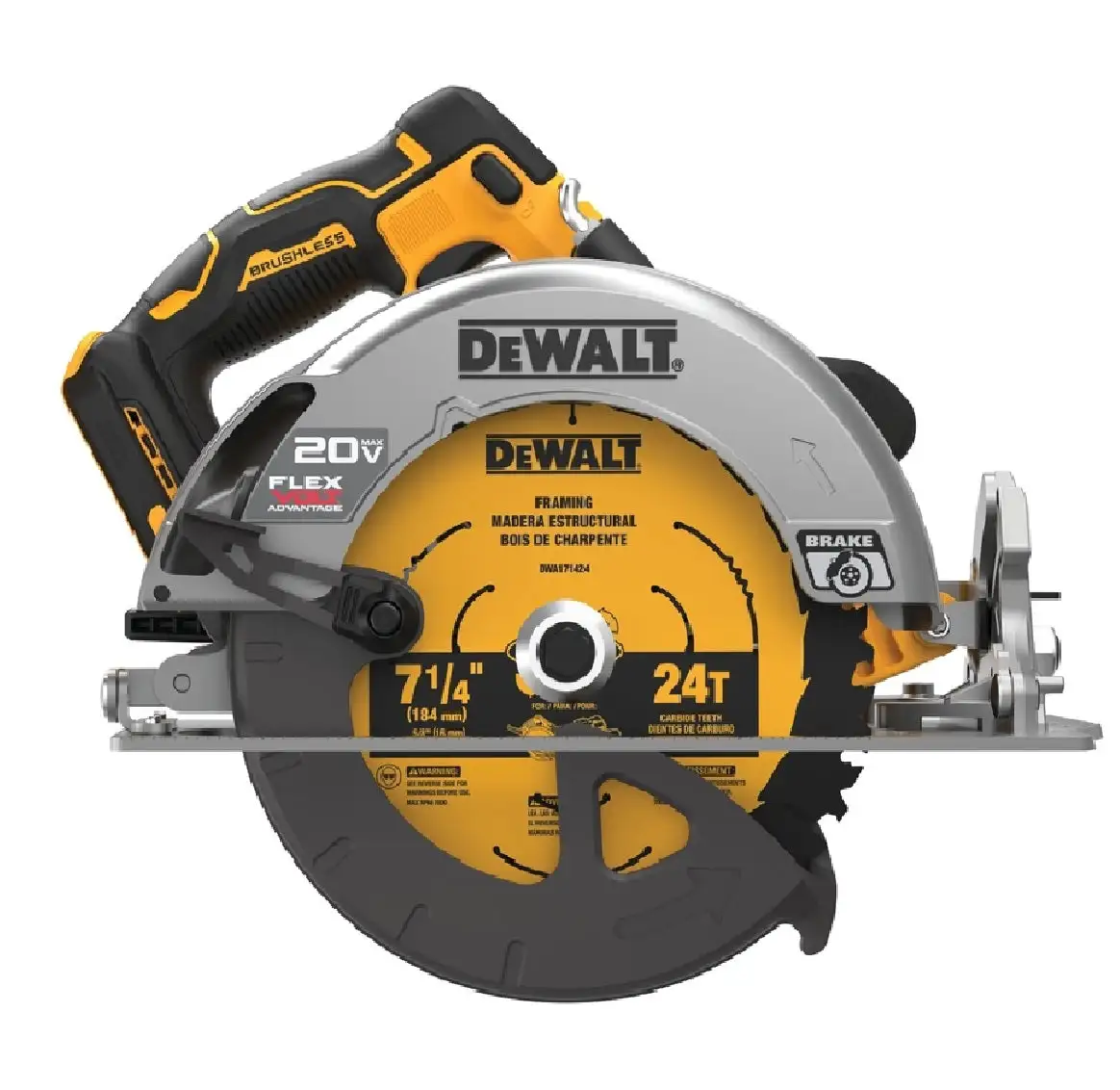 Dewalt DCS573B FlexVolt Advantage Circular Saw With Brake