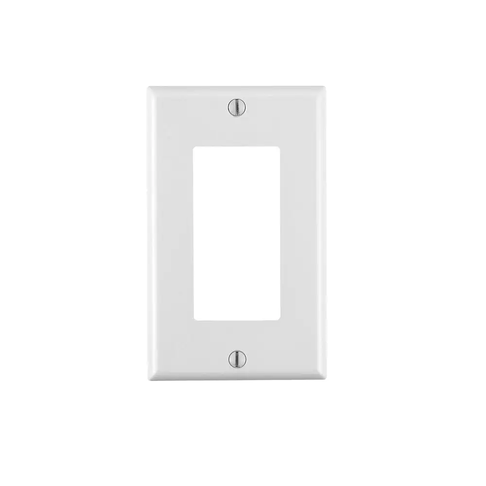 Leviton 80401-2AW Thermoset Plastic Wall Plate