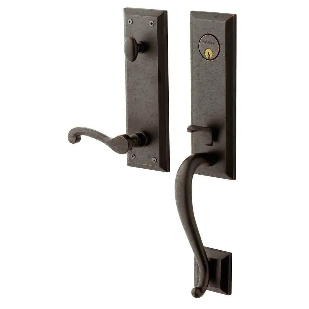 Baldwin 85355112LENT Stonegate Single Cylinder Handleset