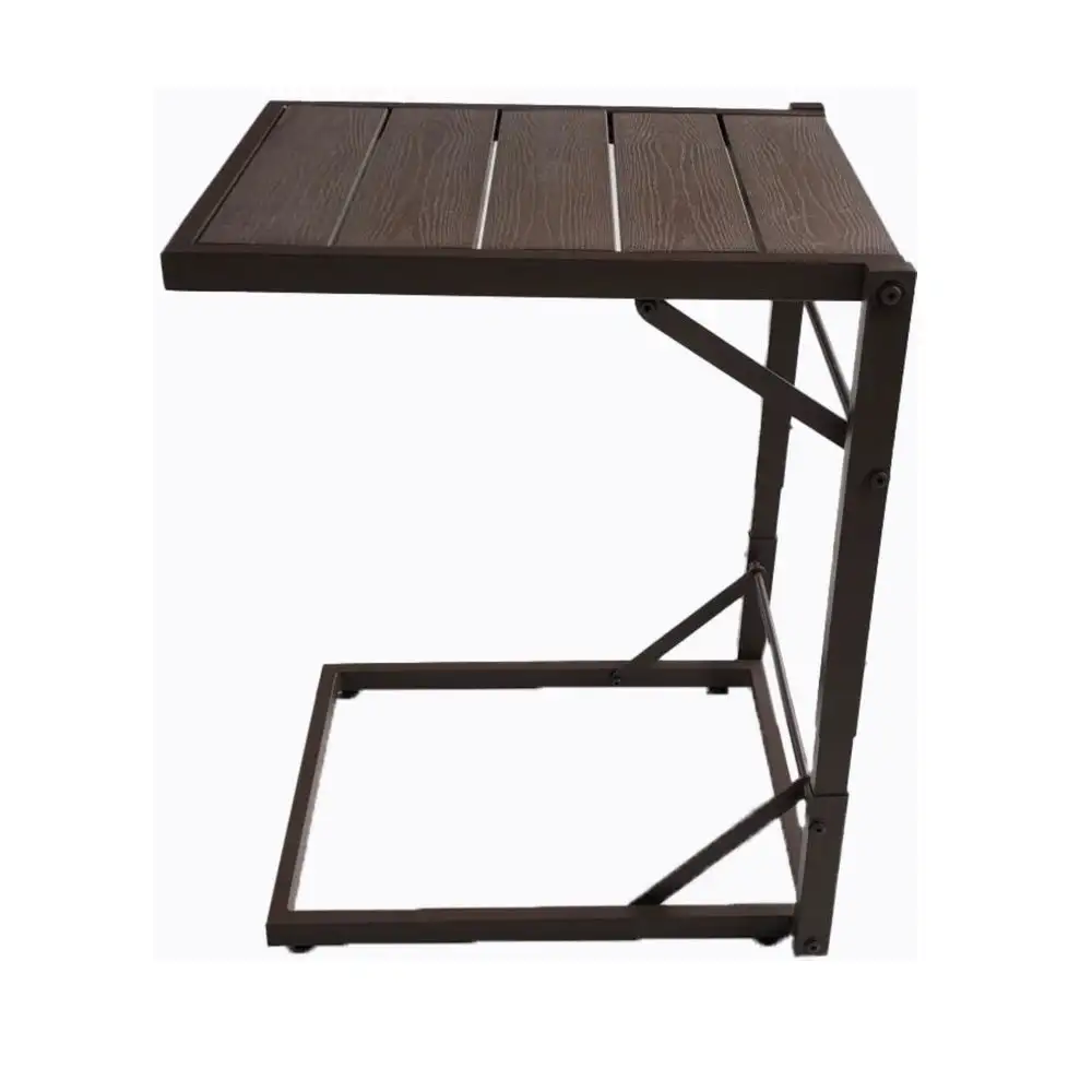 Living Accents 101220F Square Brown Side Table