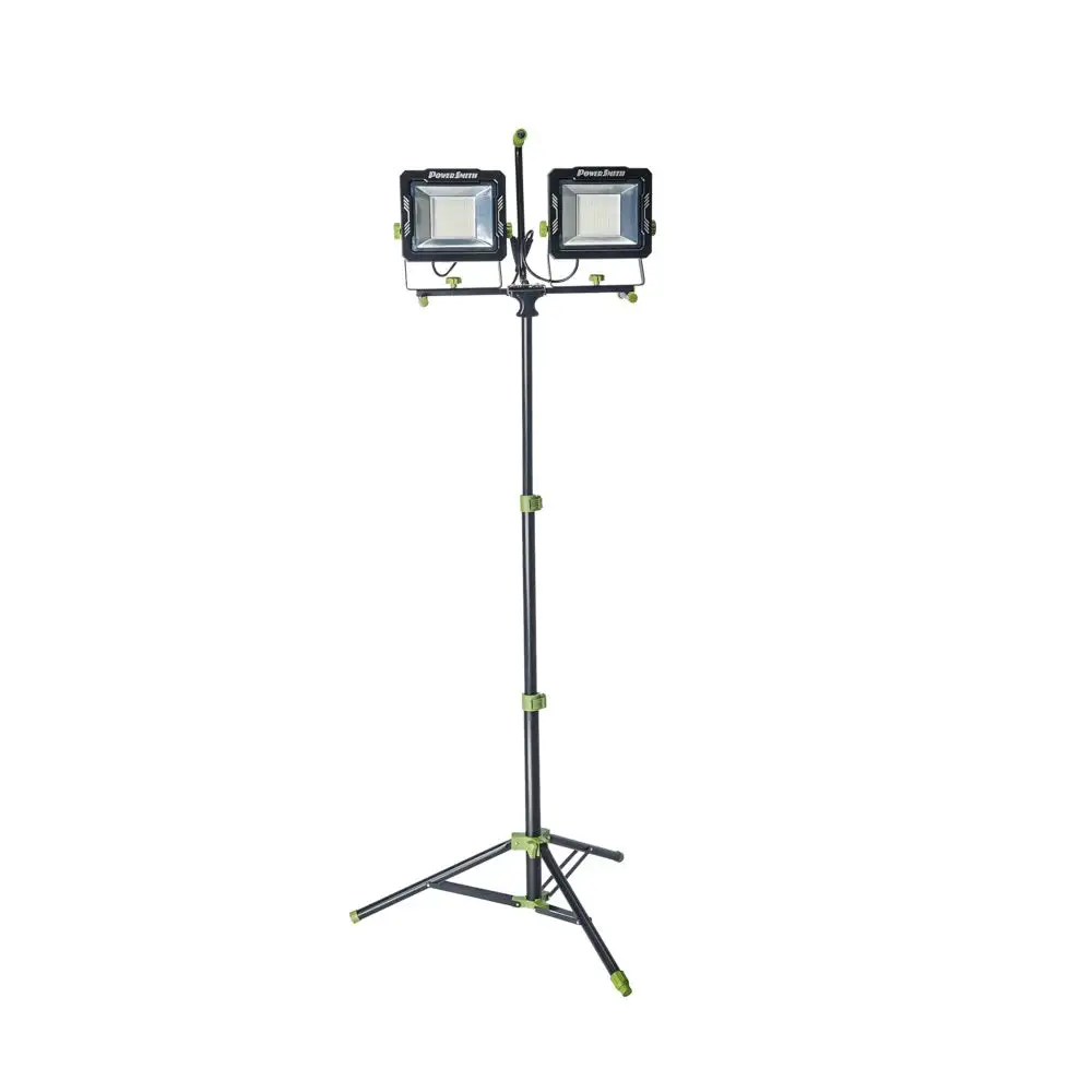 PowerSmith PWL2200TS Portable Dual Head Work Light with Tripod