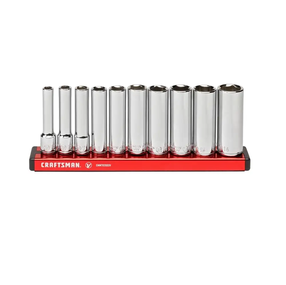 Craftsman CMMT17515V Metric 6 Point Deep Socket Set