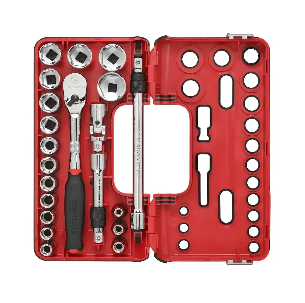 Craftsman CMMT45755V Metric 6 Point Socket and Tool Set