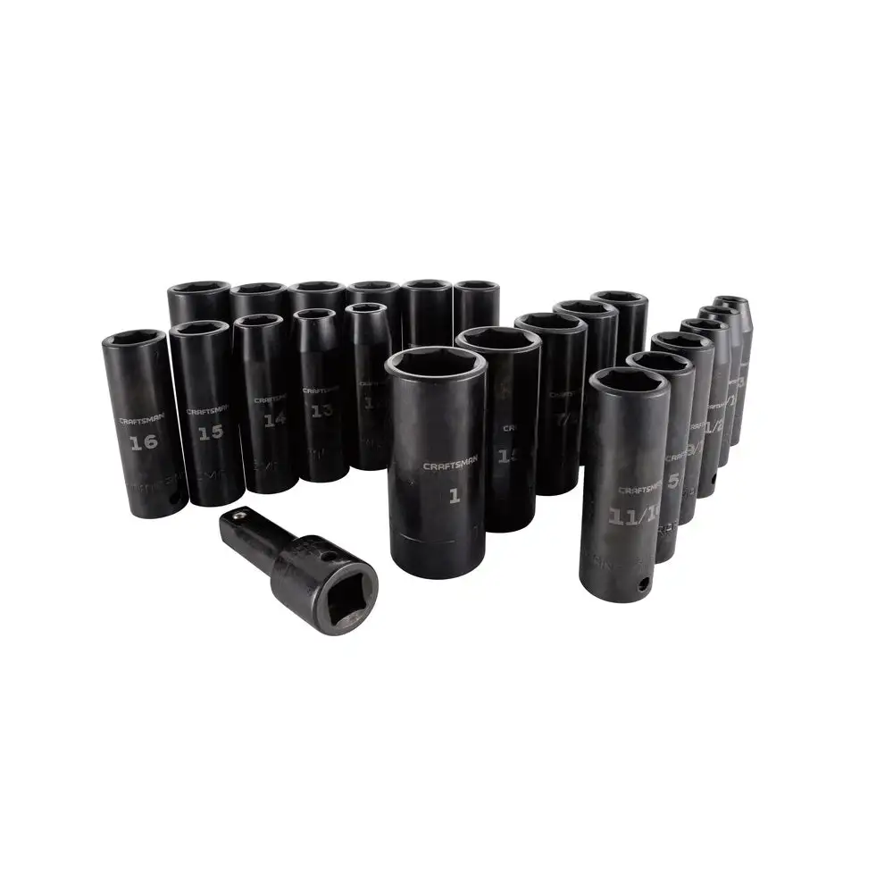 Craftsman CMMT16970 6 Point Deep Impact Socket Set