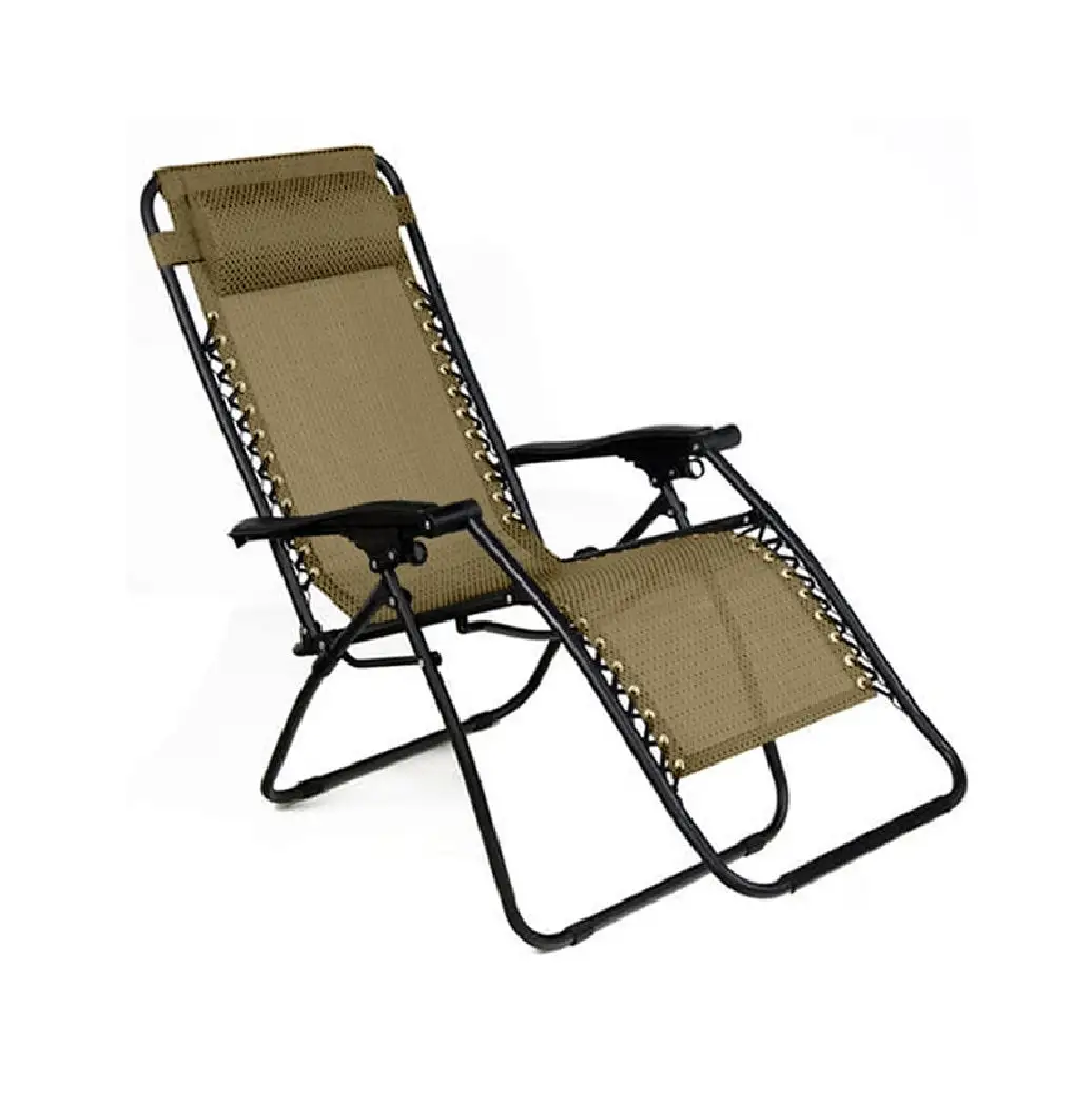 Living Accents ACE22-REGTAN Zero Gravity Folding Lounger