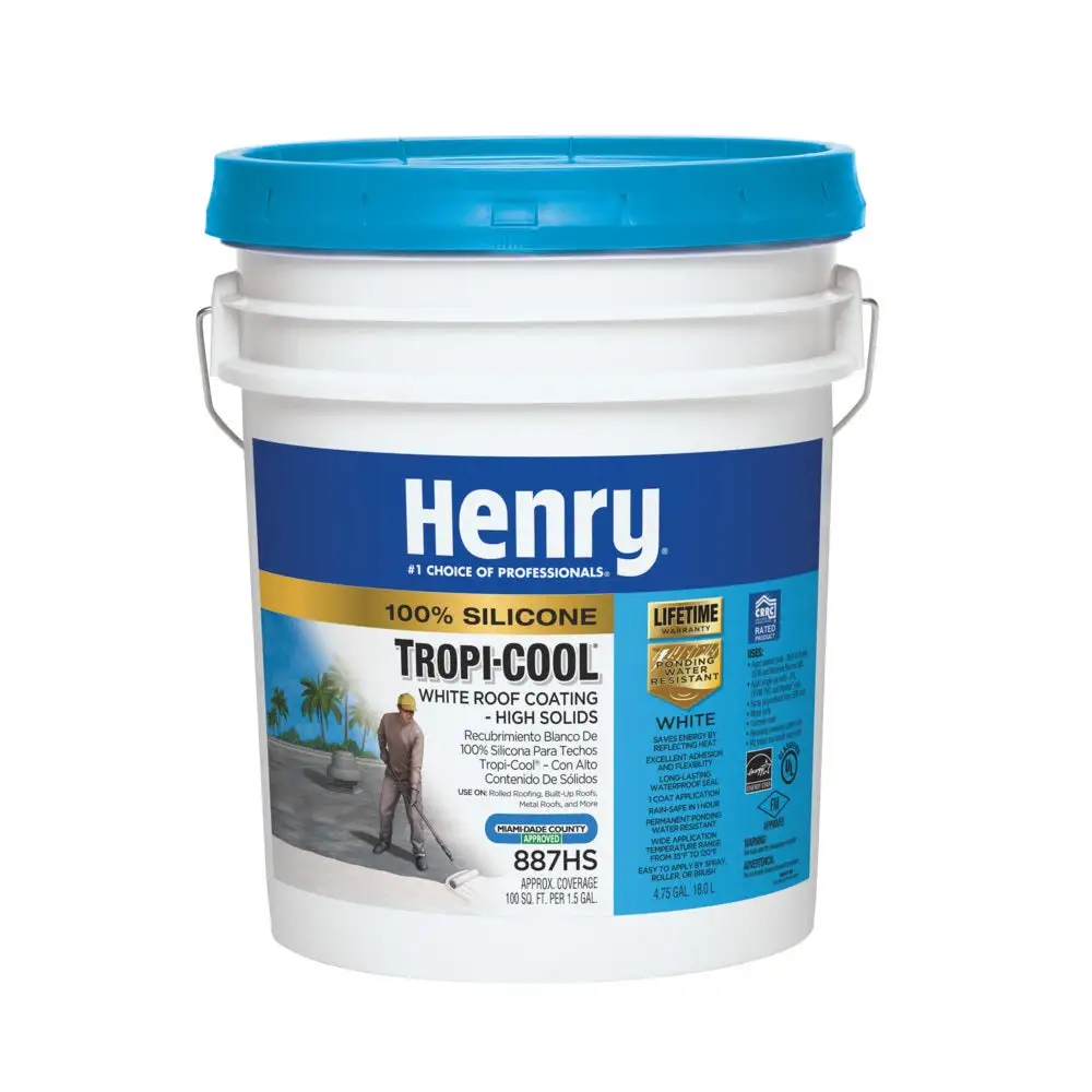 Henry HE887H073 Silicone Roof Coating