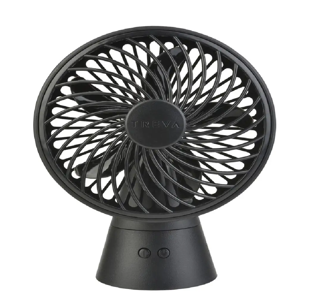 Treva FD05035 Battery/USB Cable Rechargeable Fan