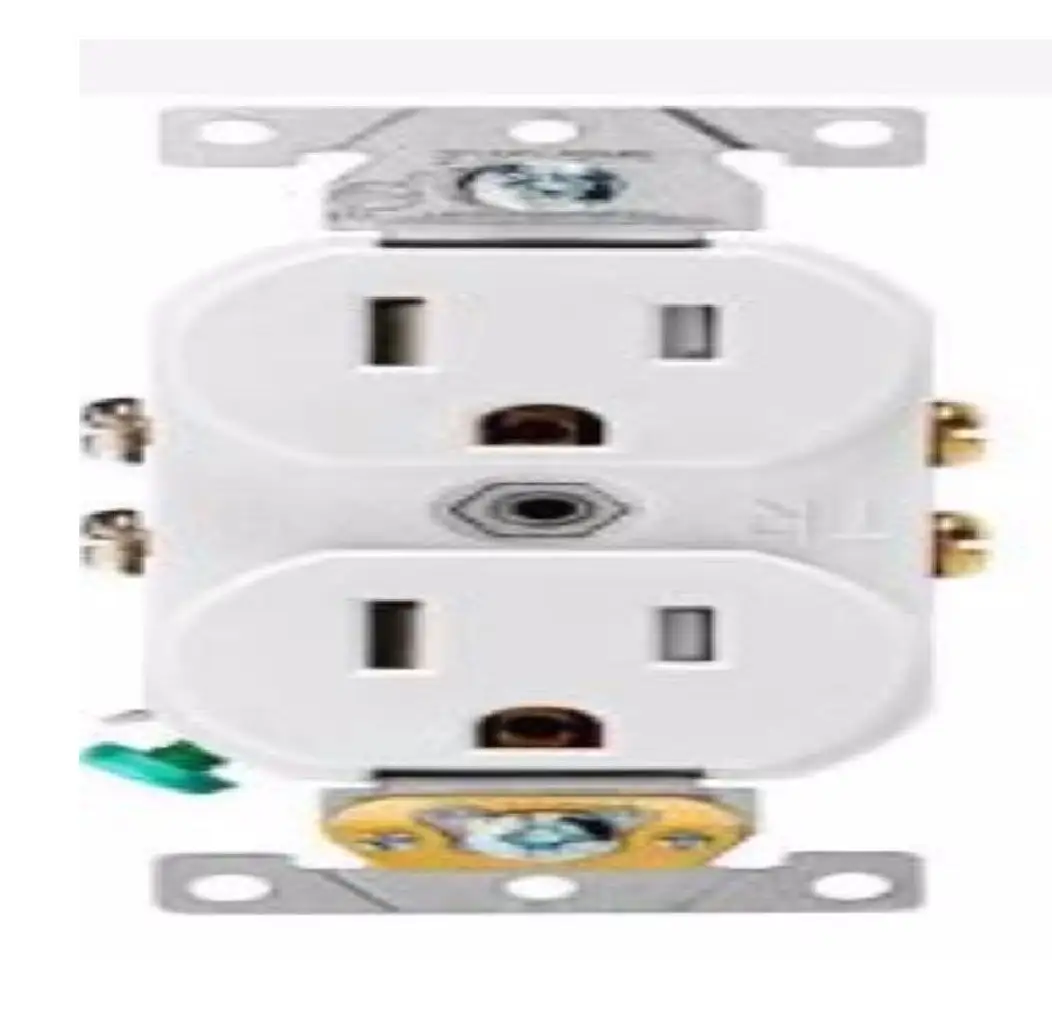 Leviton TCBR1-WMP Duplex Tamper Resistant Outlet