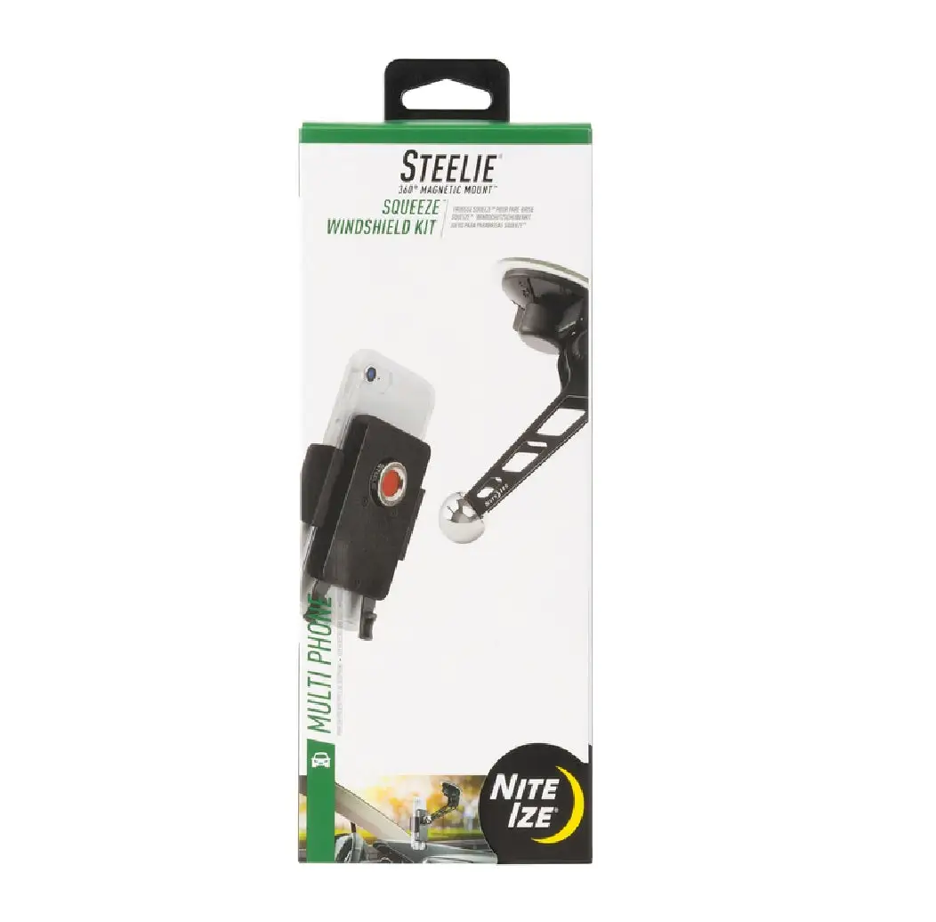 Nite Ize STSWK-01-R8 Squeeze Phone Mount Windshield Kit