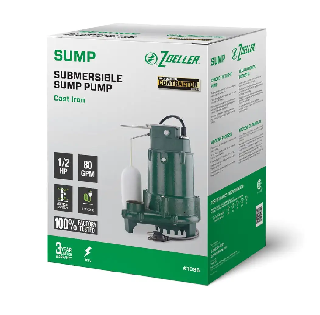 Zoeller 1096-1000 Submersible Sump Pump