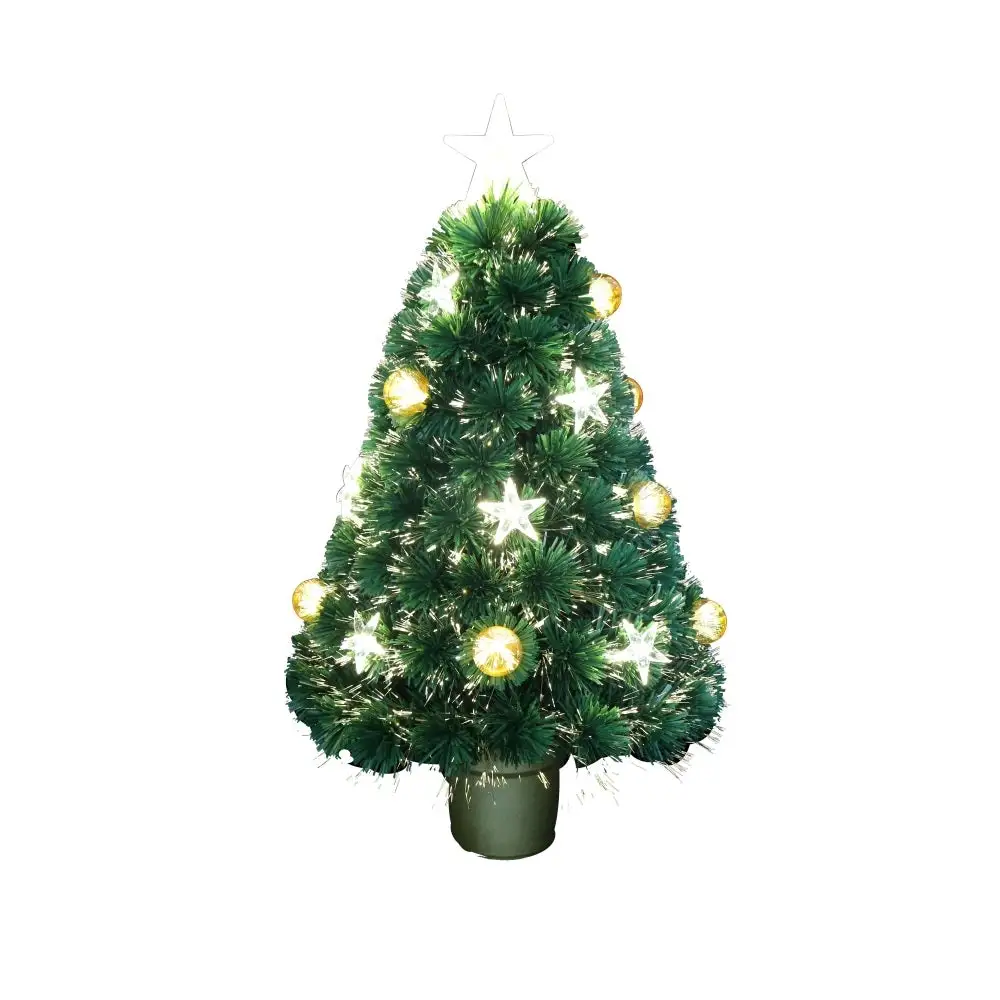 Santas Forest 54660 Shinning Star Fiber Optic Christmas tree