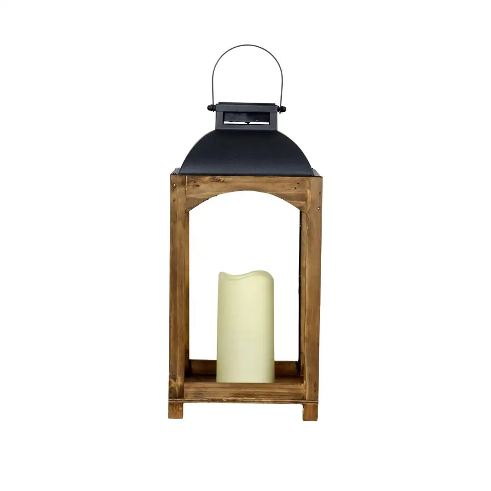 Exhart 17970 Solar Lantern with Candle