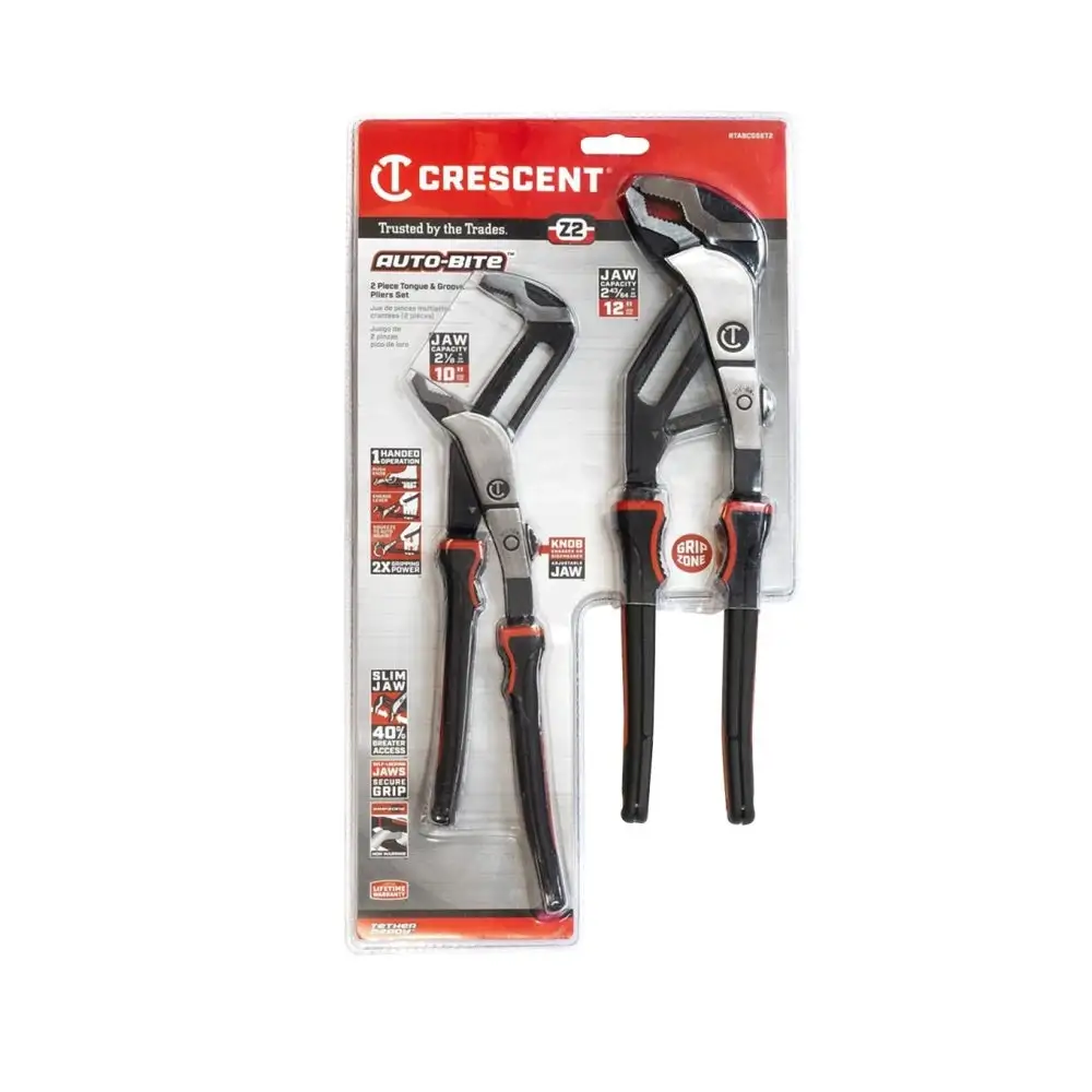 Crescent RTABCGSET2 Tongue and Groove Plier Set