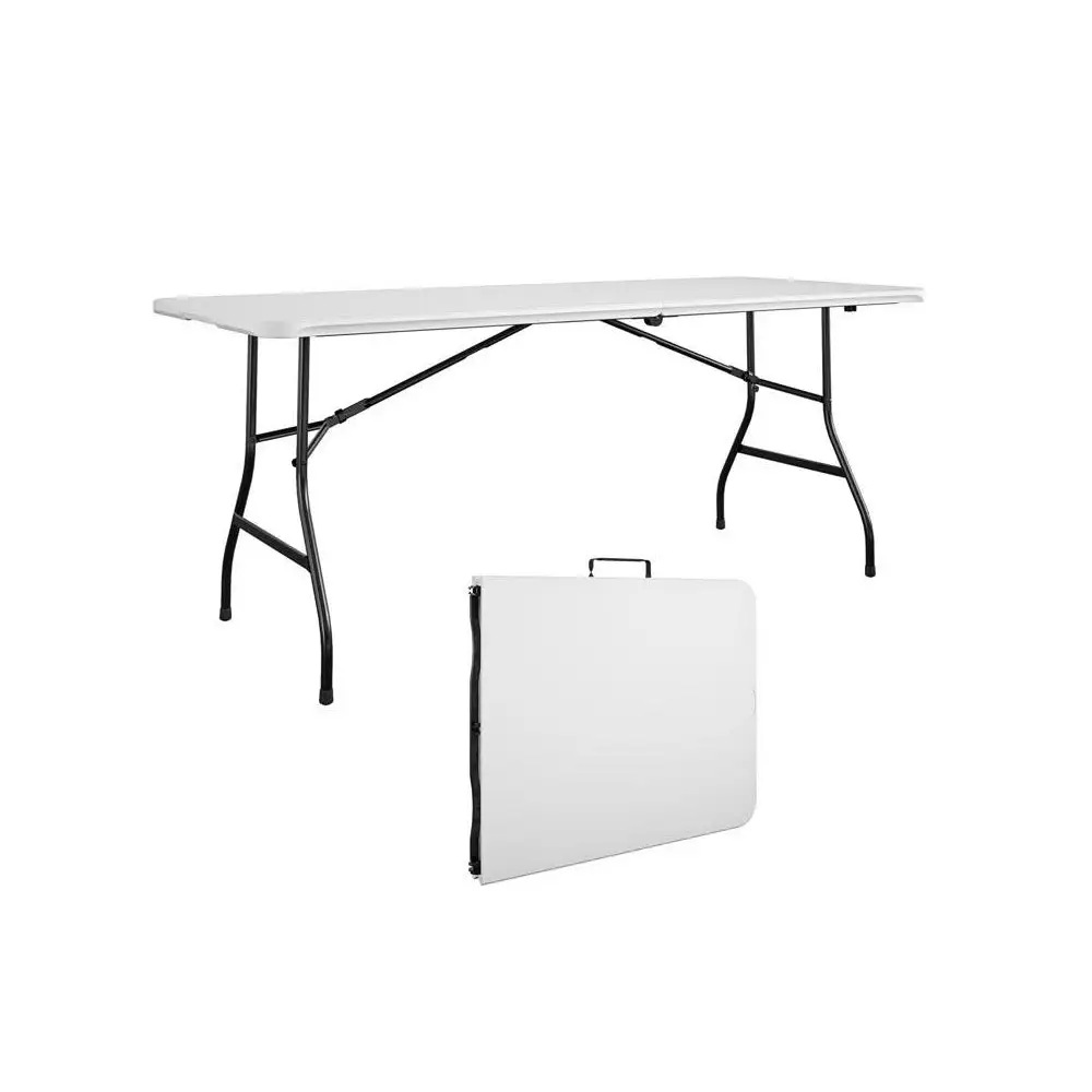 Cosco 14-682-WSP2 Casual Rectangular Folding Buffet Table