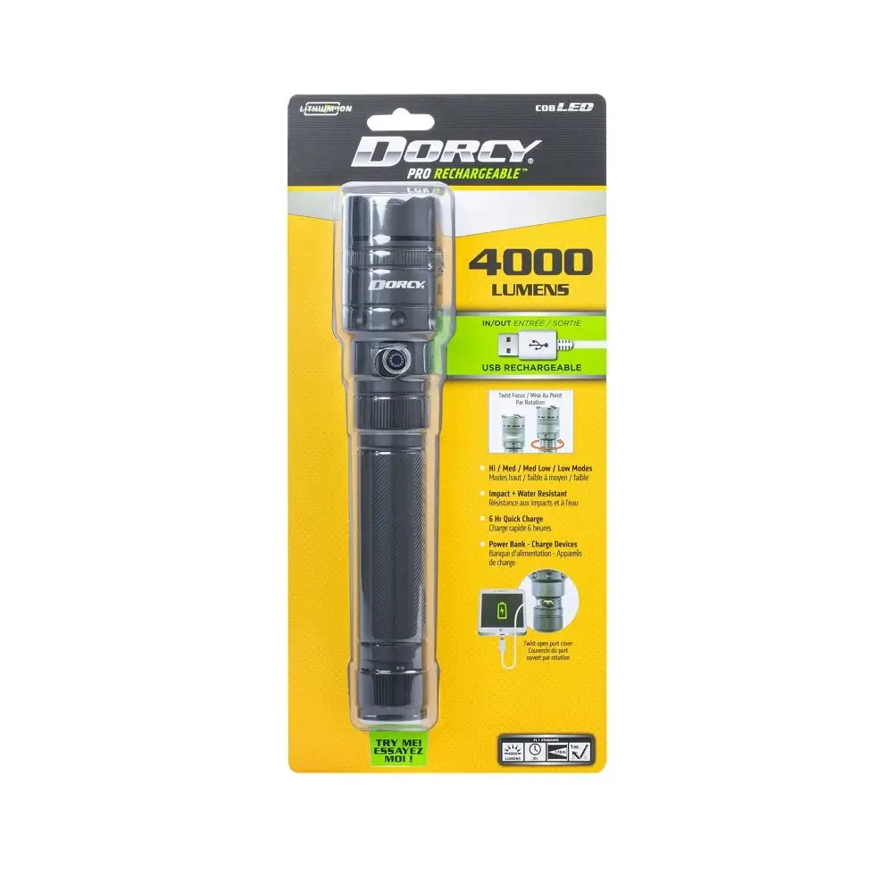 Dorcy 41-2611 Flashlight and Power Bank