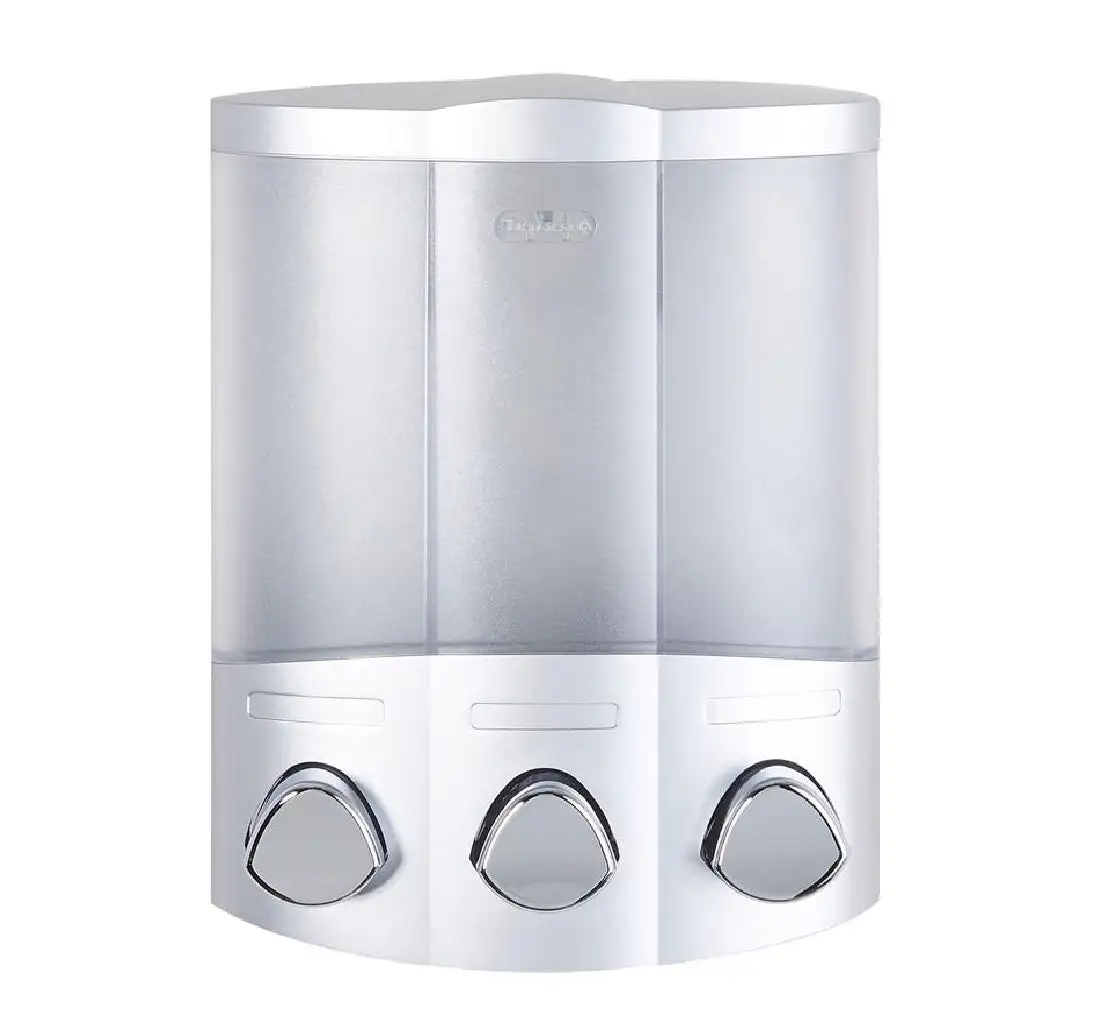 Better Living 76334-1 Trio Wall Mount Shampoo/Soap Dispenser