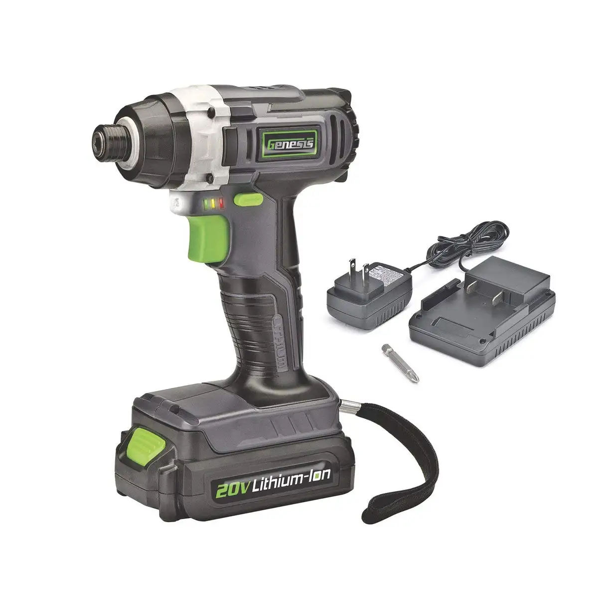 Genesis GLID20A Hex Cordless Impact Driver Kit