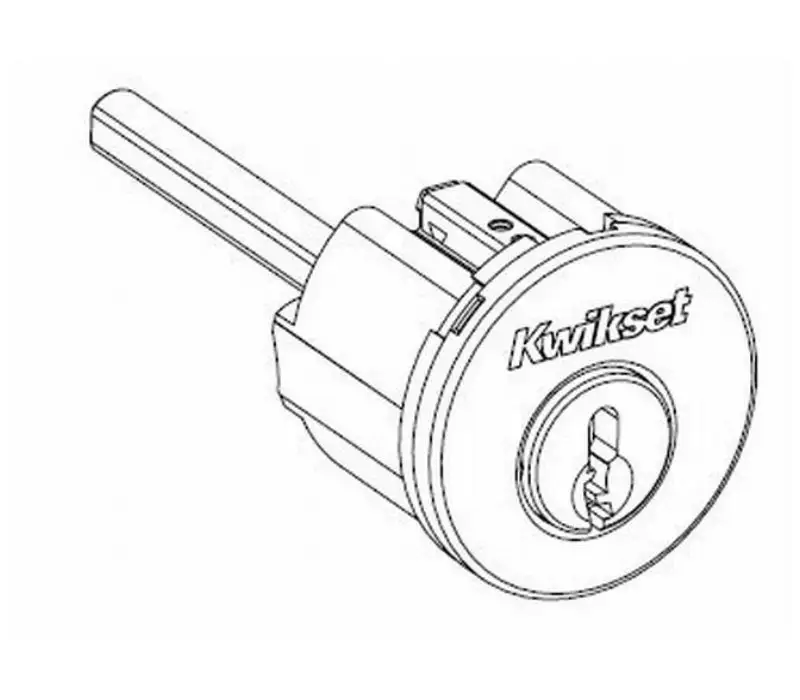 Kwikset 13443-15 Exterior Cylinder Core and Housing