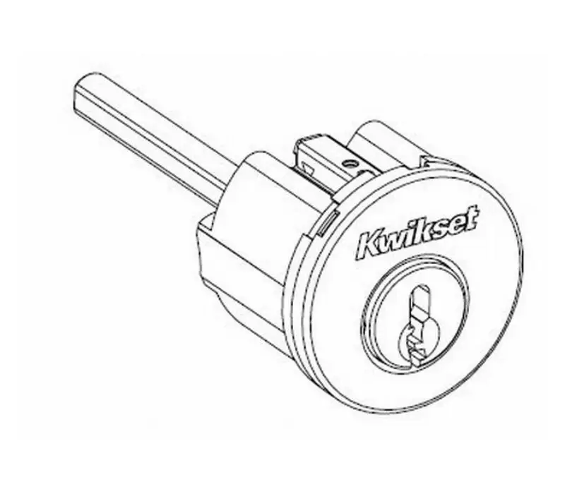 Kwikset 13443-26D Exterior Cylinder Core and Housing