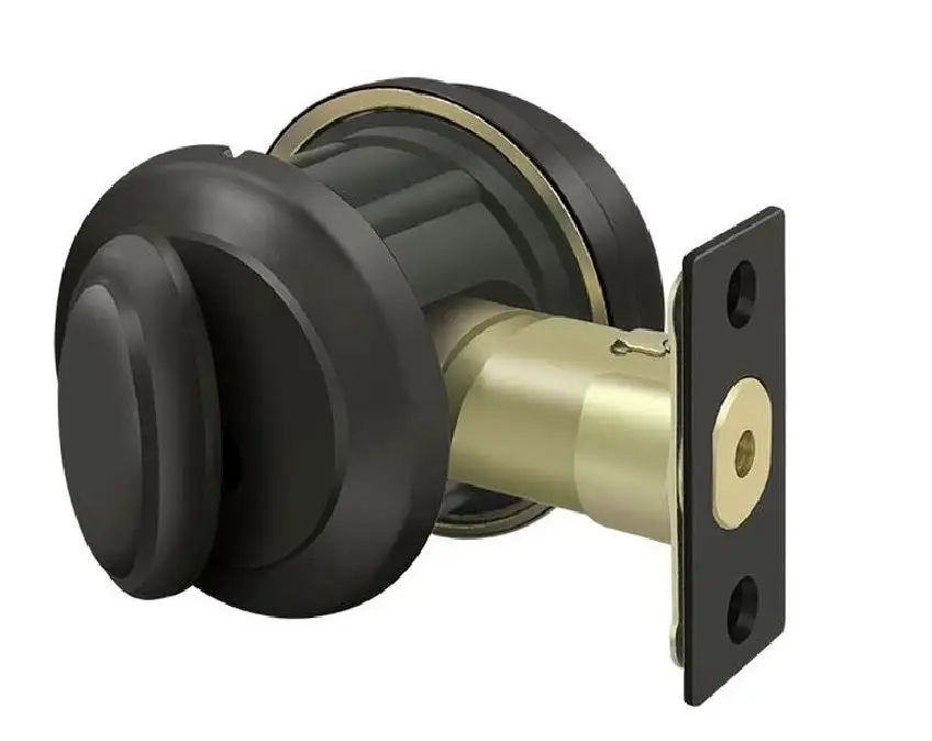 Deltana PRDRSU10B Solid Brass Port Royal Deadbolt Lock