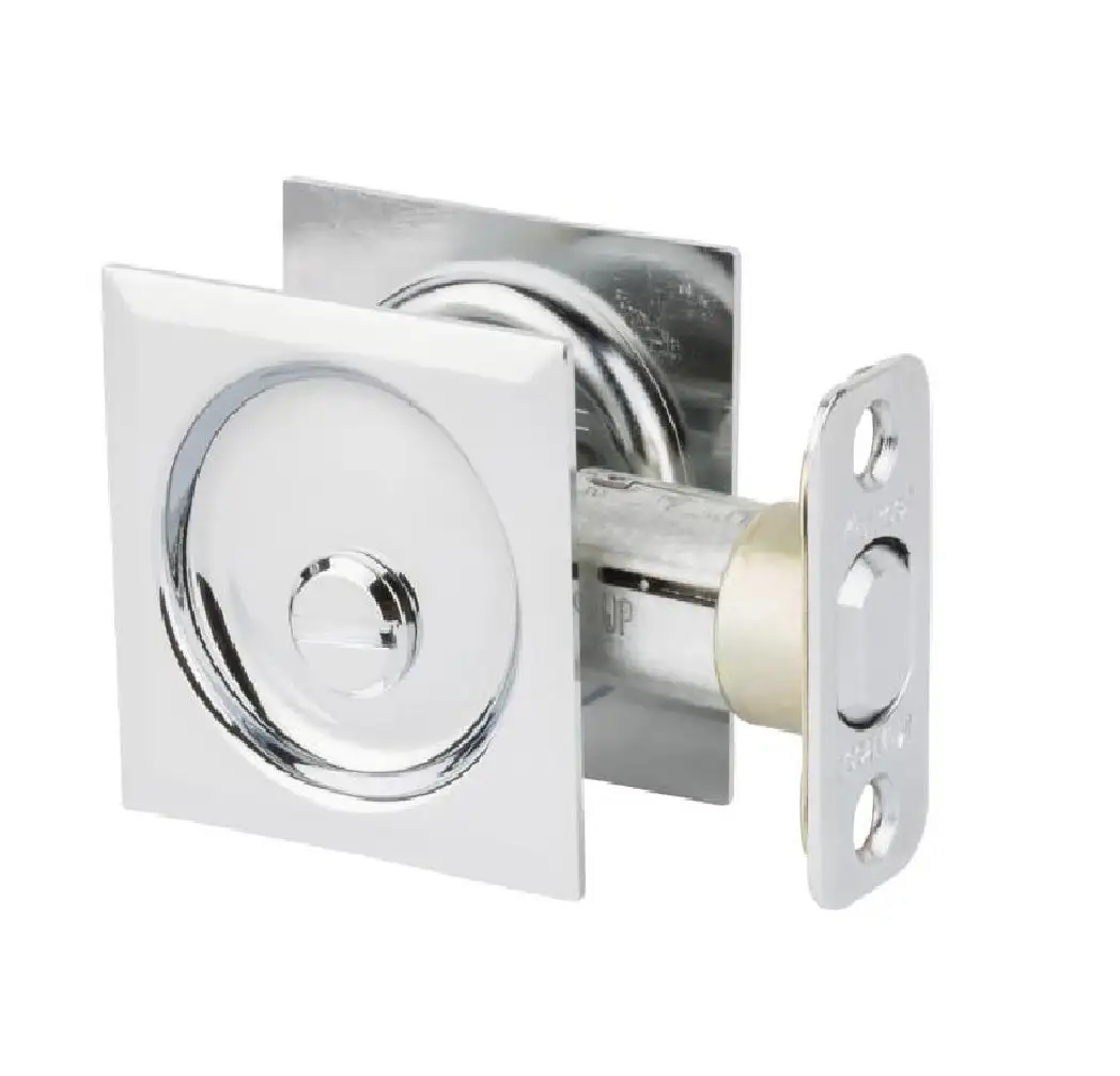 Kwikset 335 SQT 26 Square Privacy Pocket Door Lock