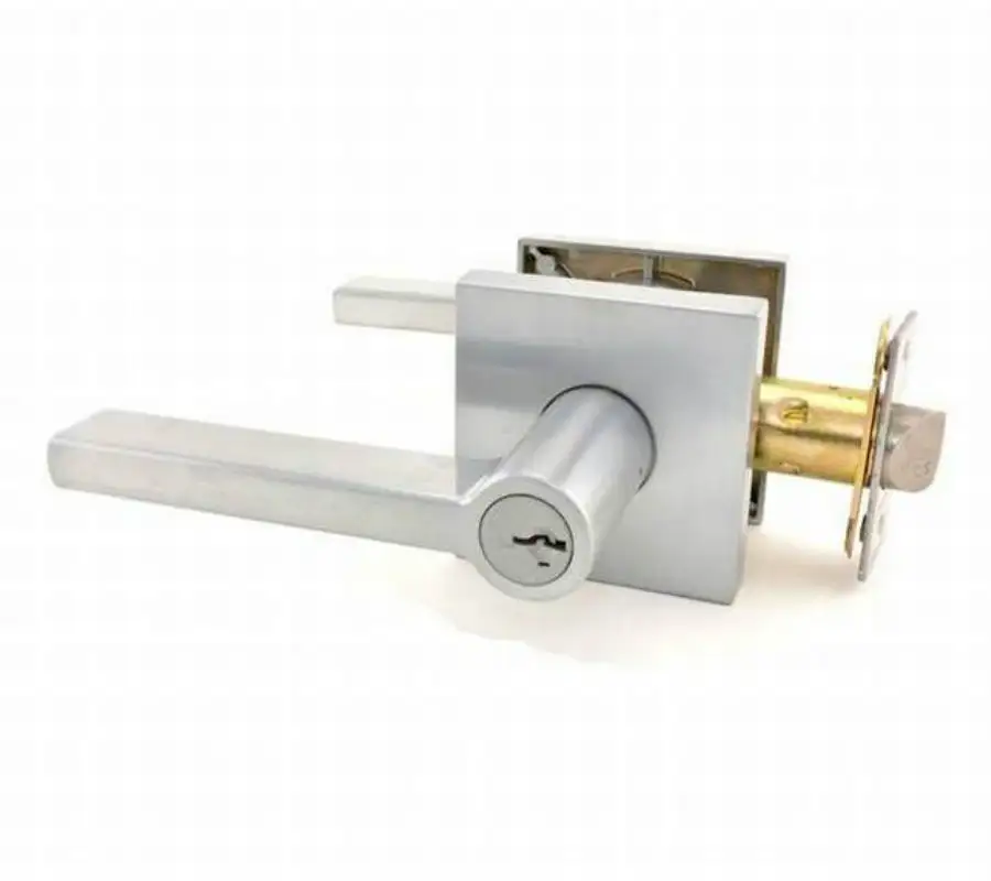 Kwikset 156HFLSQT-26DS Halifax Square Entry Door Lock