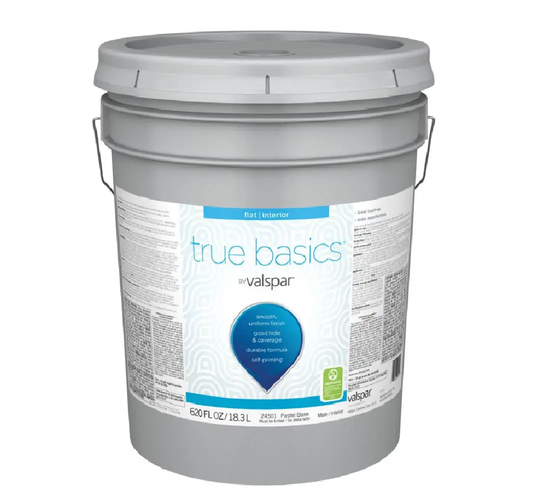 Valspar 080.0024501.008 True Basics Interior Flat Paint