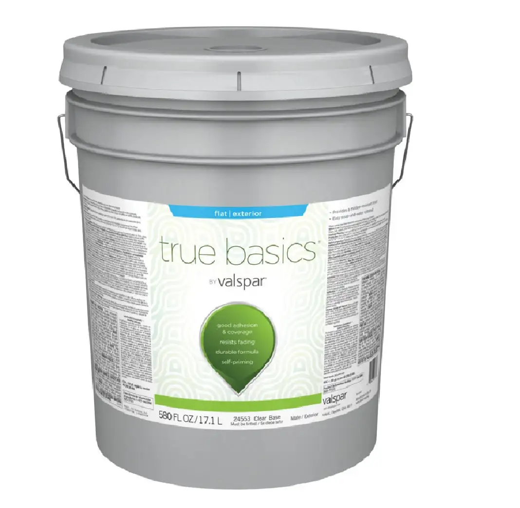 Valspar 080.0024553.008 True Basics Exterior Flat Paint