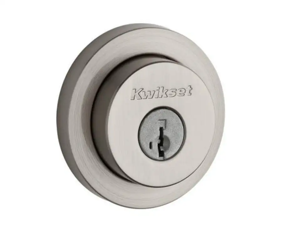 Kwikset 158RDT-15S Milan Round Single Cylinder Deadbolt