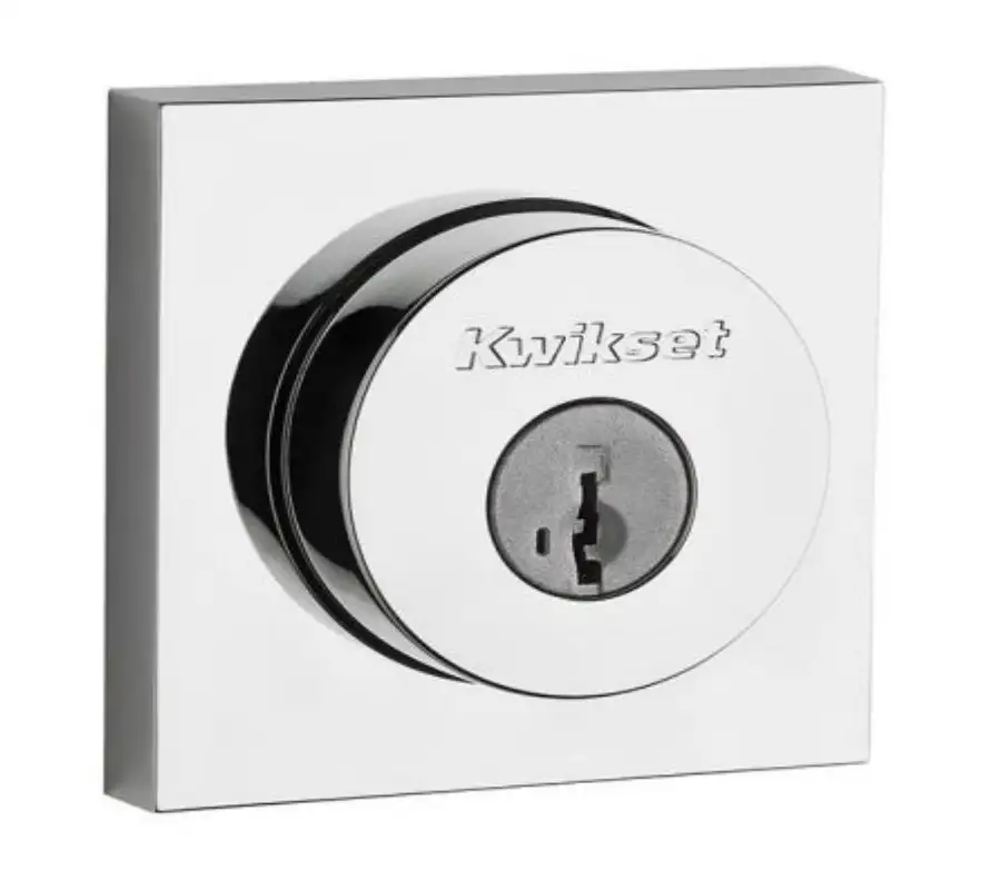 Kwikset 158SQT-26 Halifax Square Single Cylinder Deadbolt