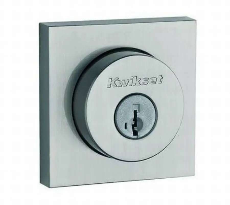 Kwikset 158SQT-26DS Halifax Square Single Cylinder Deadbolt