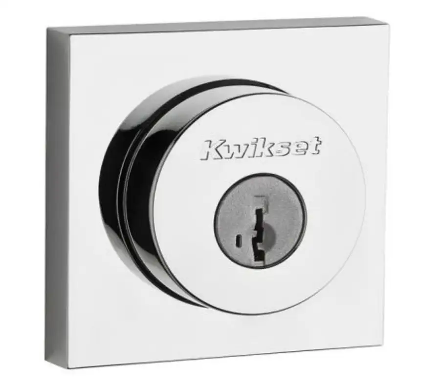 Kwikset 158SQT-26S Halifax Square Single Cylinder Deadbolt