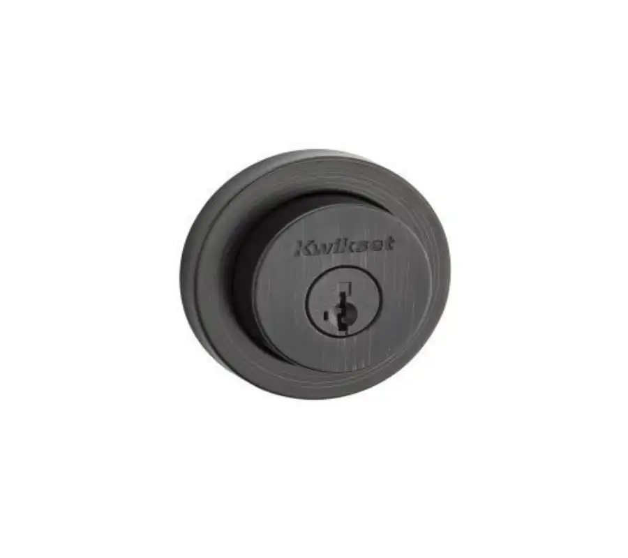 Kwikset 159RDT-11PS Milan Round Double Cylinder Deadbolt