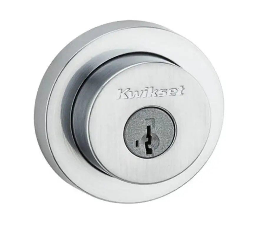 Kwikset 159RDT-26D Milan Round Double Cylinder Deadbolt