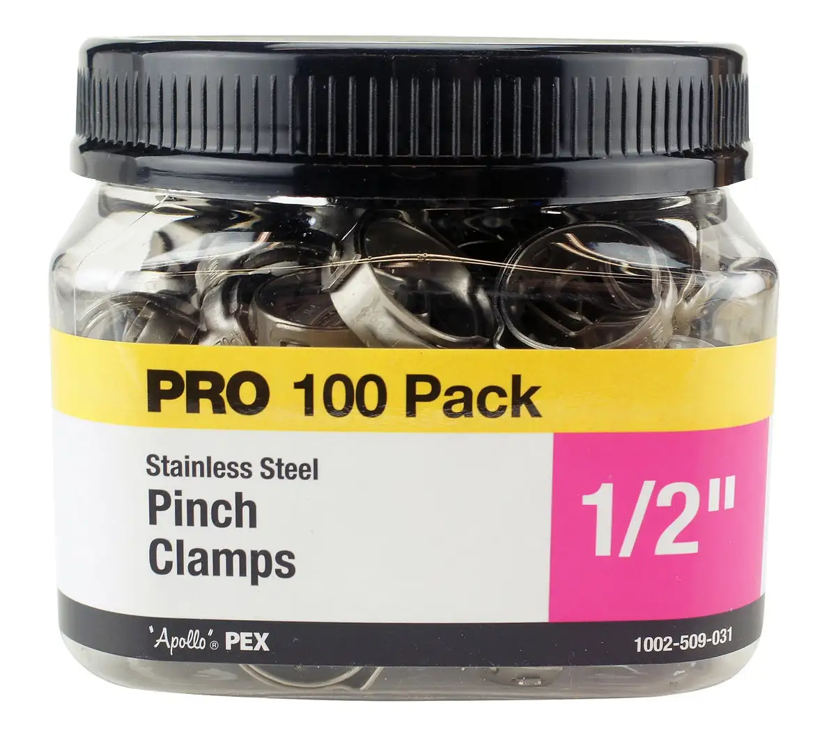 Apollo PXPC12100JR PEX Barb Pinch Clamp Jar